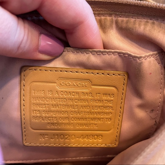 Tan Leather Coach Crossbody - Picture 8 of 8